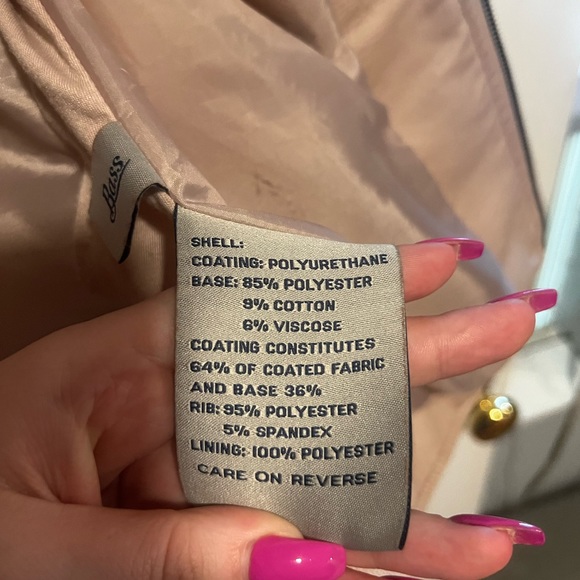 Blush colored Faux leather jacket - Picture 7 of 7